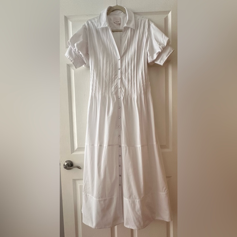 Cinq a Sept Monty Midi Dress White - Picture 7 of 15